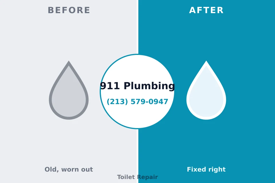 Before and after: plumbing company Fife Heights, WA